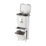 NNETM Multi-Tier Kitchen Trash Can with Lid
