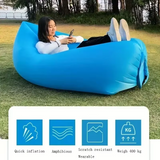 NNEOBA Portable Inflatable Beach Camping Air Sofa Bed