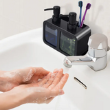NNETM Dual Soap Dispenser Sink Organizer Set