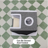 NNETM Double-Layer Cat Bed Cave Sofa