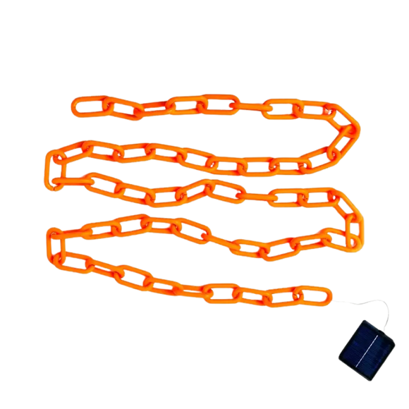 NNETM Solar Halloween Chain Lights with Square Lock Design