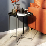 NNETM Round Coffee Table with Removable Tray