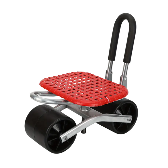 NNETM Garden Cart with Wheels Adjustable Swivel Seat