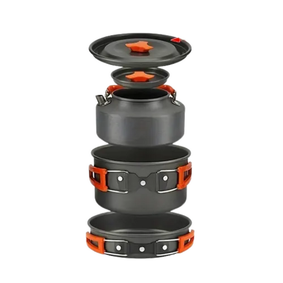 NNETM Ultra-Light Aluminum Camping Cookware Set