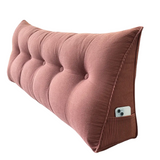 NNETM Wedge Floor Cushion with Striped Side Storage