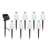 NNETM Solar Halloween Ghost Lights 8 LED Outdoor Decor