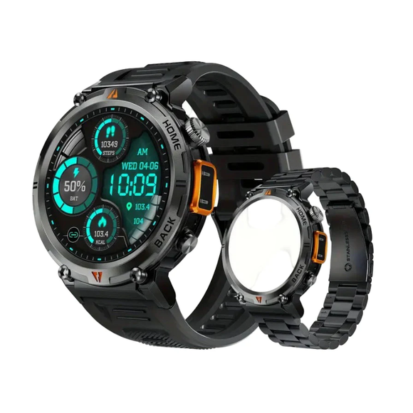 NNETM Smart Watch with Flashlight Touch Screen