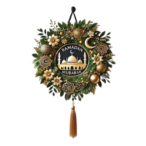 NNETM Ramadan Door Banner with Crescent Mosque Design