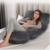 NNETM J-Shaped Pregnancy Pillow Full Body Maternity Support
