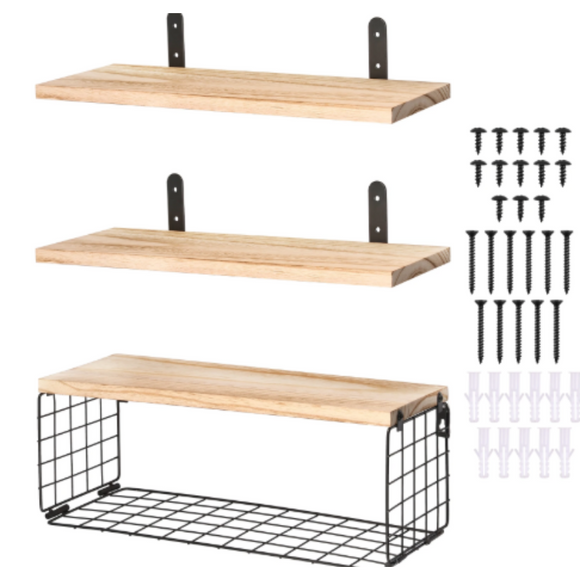 NNETM Wall Mounted Floating Shelves