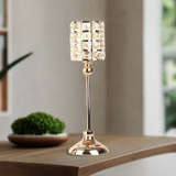NNEOBA Gold Crystal Candle Holder Wedding Centerpiece