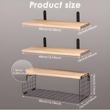 NNETM Wall Mounted Floating Shelves