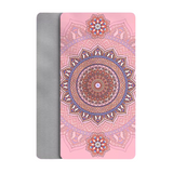 NNETM Foldable TPE Yoga Mat Pink Non-Slip