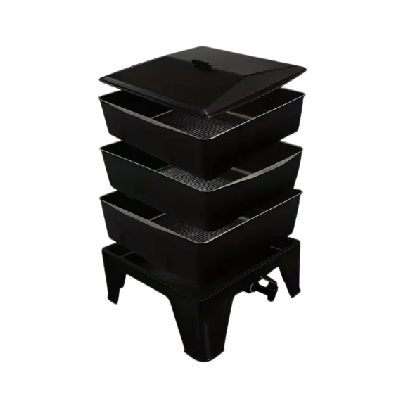 NNETM Worm Composting Bin 3-Tier Waste Converter