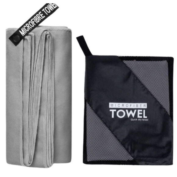 NNEOBA Absorbent Microfiber Quick-Drying Towel (Grey)