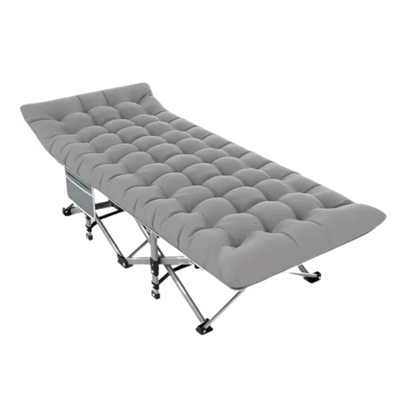 NNETM Folding Camp Cot with Mattress