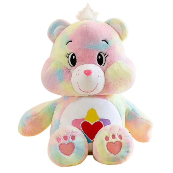 NNEOBA Rainbow Bear Plush Toy Soft Stuffed Pillow