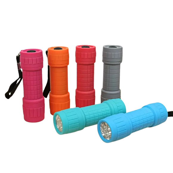 NNETM Mini LED Flashlights Set (6-Pack)