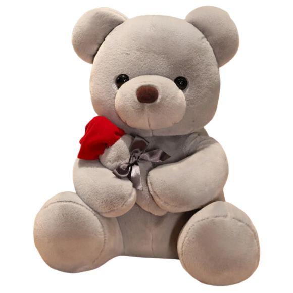 NNEOBA Cute Rose Bear Plush Toy