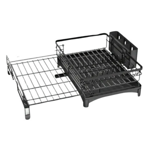NNETM Dish Drying Expandable Rack with Cutlery Holder