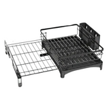 NNETM Dish Drying Expandable Rack with Cutlery Holder