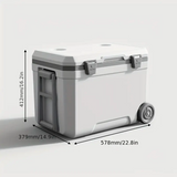 NNETM 48 Quart Portable Camping Cooler Box