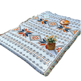 NNEOBA Bohemian Style Tassel Blanket & Picnic Mat