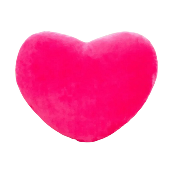 NNEOBA Soft Heart Plush Pillow Gift (Rose Red)