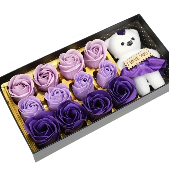 NNETM 12 pcs Valentine's Day Rose Bouquet