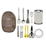 NNETM Camping Cookware Kit with Storage Bag (11pcs)