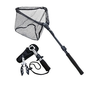 NNETM Fishing Net and Pliers Foldable Gear Set
