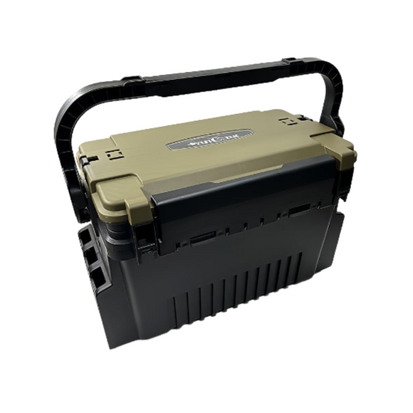 NNETM Double-Layer Outdoor Storage Box with Adjustable Dividers