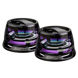 NNETM Wireless Speaker with 7-Color LED Lights (2pcs)
