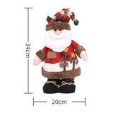 NNEOBA Christmas Santa Claus Standing Doll Decor