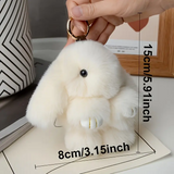 NNETM Adorable Plush Bunny Keychain Pendant