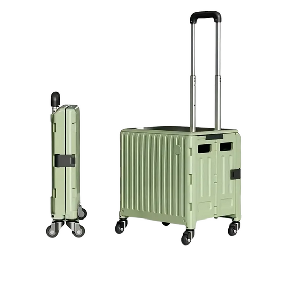 NNETM Camping Trolley Storage Cart with Lid