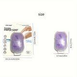 NNETM Paper Soap for Travel & Camping (50pcs)
