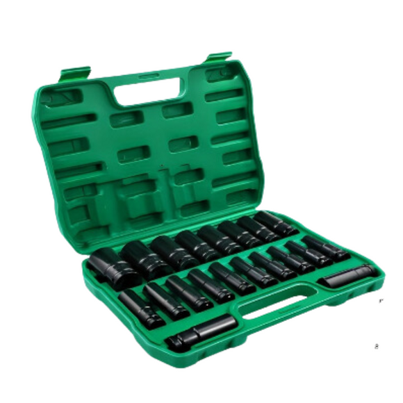 NNETM 20X Metric Deep Impact Socket Set (8-32mm)