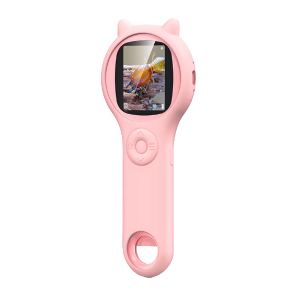NNEOBA Kids Handheld Digital Microscope 500x with HD Display