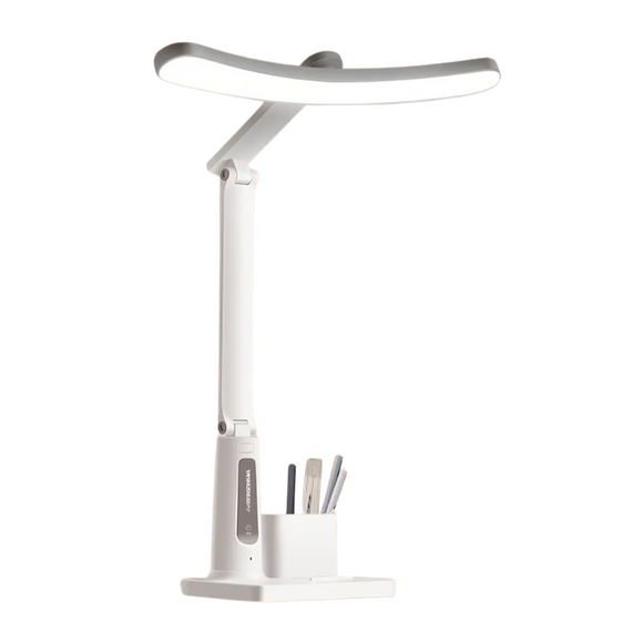 NNETM Desk Lamp with Adjustable Arm and Phone Holder