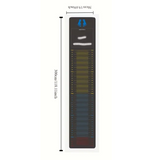 NNETM Jumping Test Fitness Mat with Measurement Guide