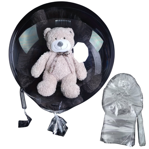 NNETM Giant Clear Balloons Extra Wide Mouth