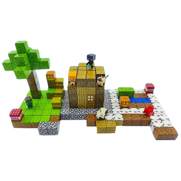 NNEOBA Magnetic Building Blocks STEM Cube Construction Set for Kids