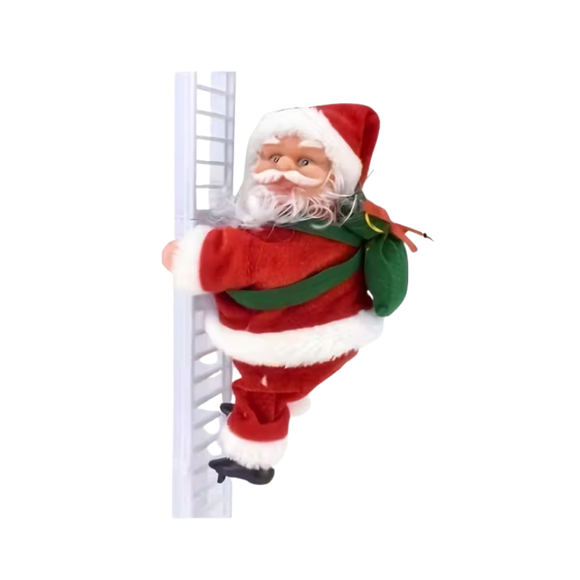 NNETM Electric Santa Claus Climbing Ladder Christmas Decoration