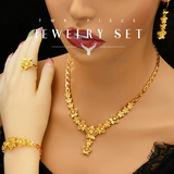 NNEOBA NNEOBA Indian 24k Gold Bridal Jewelry Set for Women
