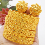 NNEOBA Women Charm Bracelet Bangle Gold Jewelry