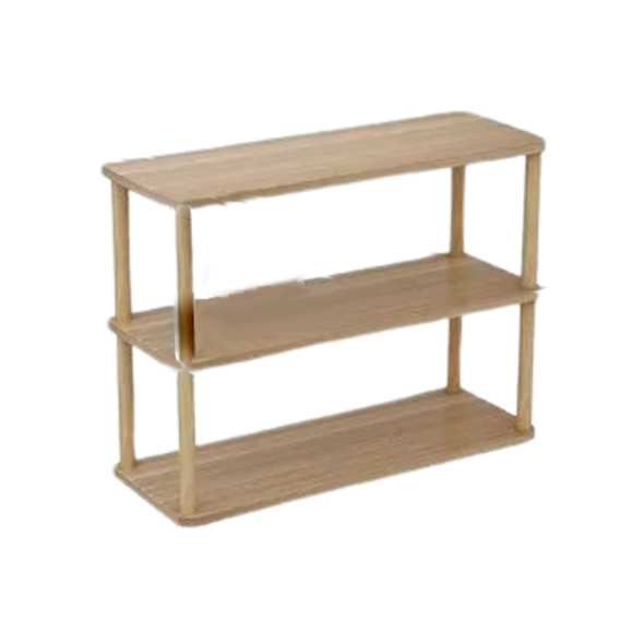 NNETM Walnut Multi-Layer Desktop Bookshelf