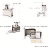 NNETM Camping Stainless Steel Wood Stove