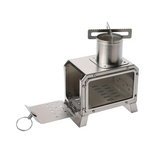 NNETM Camping Stainless Steel Wood Stove