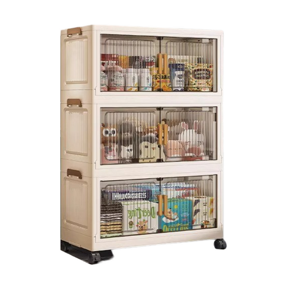 NNETB Baby Clothes Storage Cabinet Wardrobe Locker